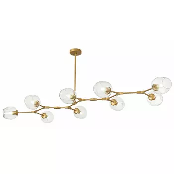 Люстра Branching Bubble Chandelier 9 gold