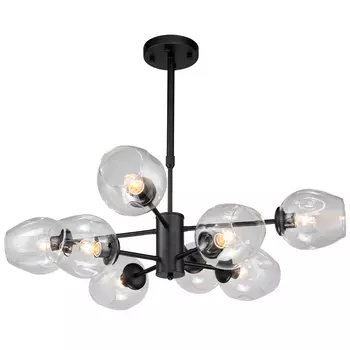 Люстра Branching Bubble Chandelier black 8