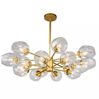 Люстра Branching Bubble Chandelier gold 16