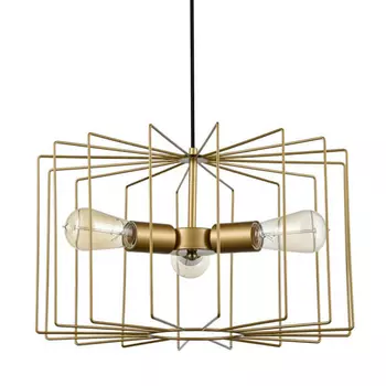 Люстра Cage Wire Color gold