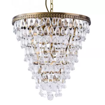 Люстра Clarissa Glass Drop Pendant 46 Bronze