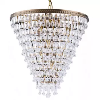 Люстра Clarissa Glass Drop Pendant 61 Bronze