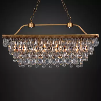 Люстра Clarissa Glass Drop Quadro