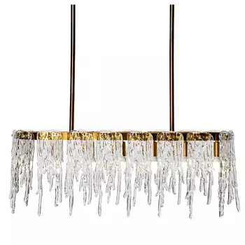 Люстра Cold Heart Line Gold Chandelier