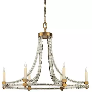 Люстра Crystal Cube Oval Flatline Chandelier