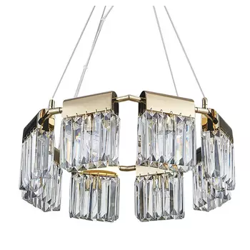 Люстра Crystal Pendants gold 8
