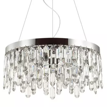 Люстра Crystal Polyhedrons Round Chrome