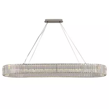 Люстра Crystal Shine Linda Oval Chrome Chandelier