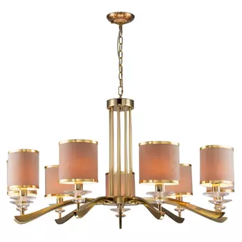 Люстра цвета латуни Salony D100 см