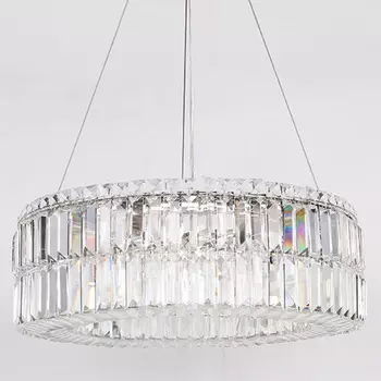 Люстра Darleen Crystal Nickel Chandelier 12