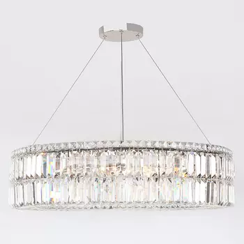 Люстра Darleen Crystal Nickel Chandelier 17