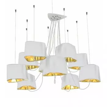 Люстра Designheure Lighting White 10 плафонов