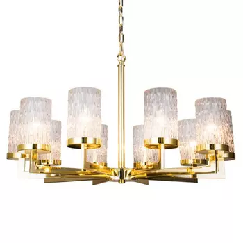 Люстра Estebe Glass Gold Chandelier 10