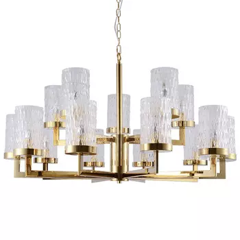 Люстра Estebe Glass Gold Chandelier 14