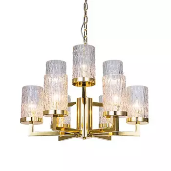 Люстра Estebe Glass Gold Chandelier 9