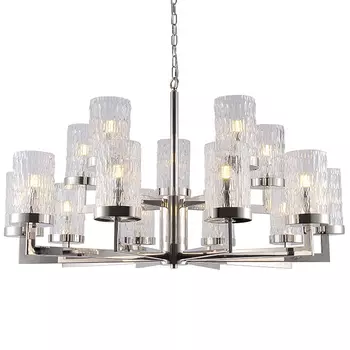 Люстра Estebe Glass Nickel Chandelier 14