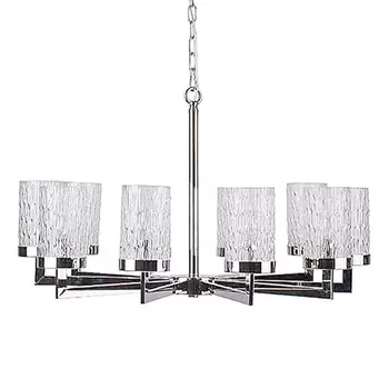 Люстра Estebe Glass Nickel Chandelier