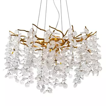 Люстра Floes Gold Хрустальная