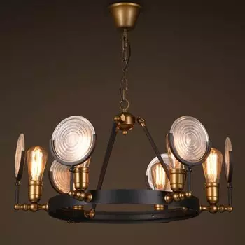 Люстра GASLIGHT LENS Chandelier 6