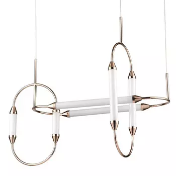 Люстра Giopato & Coombes CIRQUE chandelier Skyline Medium Gold