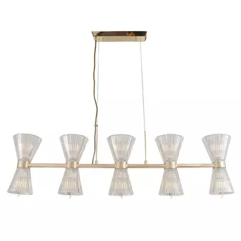 Люстра Glass Horn Light gold 10