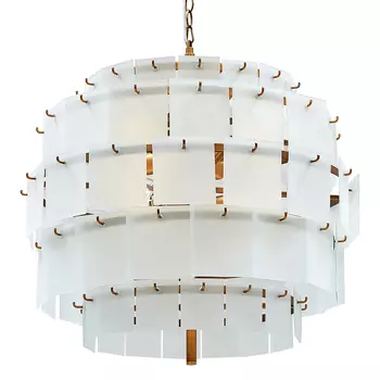 Люстра Glass Square Plates Chandelier