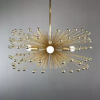 Люстра Gold Beaded Urchin Chandelier Lighting