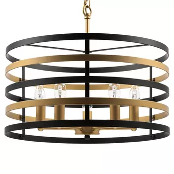 Люстра Gold Stripes Chandelier 5