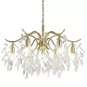 Люстра Hanging Crystal Leaves Chandelier 71