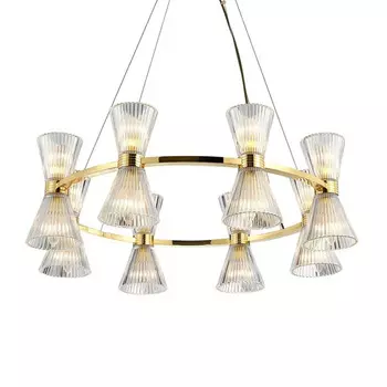 Люстра Heavenly Gold со Стеклянным Плафоном