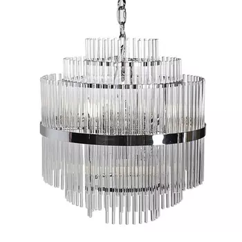 Люстра Hexagon Tube Light Multi-Tiered Chandelier
