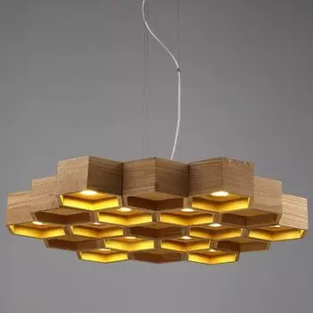 Люстра Honeycomb 12 Loft Wooden Ecolight