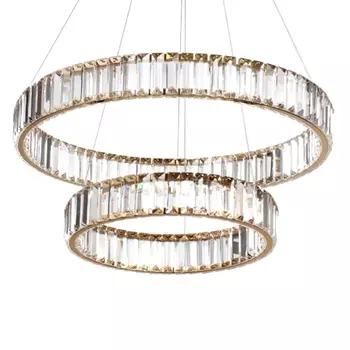 Люстра Хрустальная Ring Horizontal 2 кольца