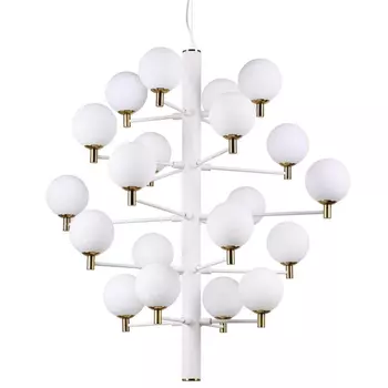 Люстра Italian Globe Abstraction Light White 20