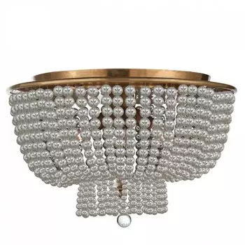 Люстра JACQUELINE CLEAR FLUSH-MOUNT