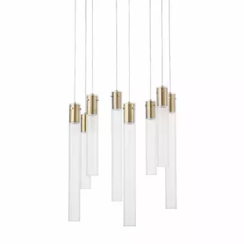 Люстра Jenae Glass Tubes Chandelier 8