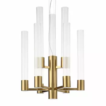 Люстра Jenae Glass Tubes Chandelier 9
