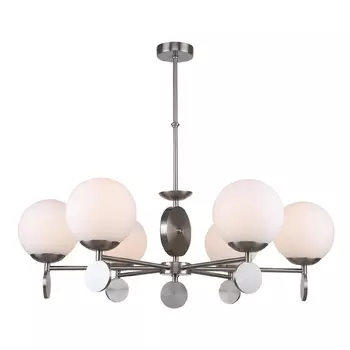 Люстра Kyran Nickel Chandelier 6