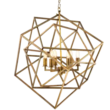 Люстра Lantern Matrix Brass