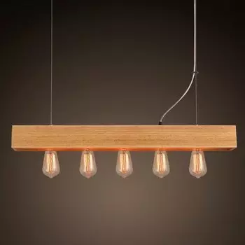 Люстра Loft Wooden Lighting Line Pendant