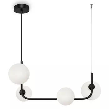 Люстра Marcan 4 Ball Chandelier Black Line