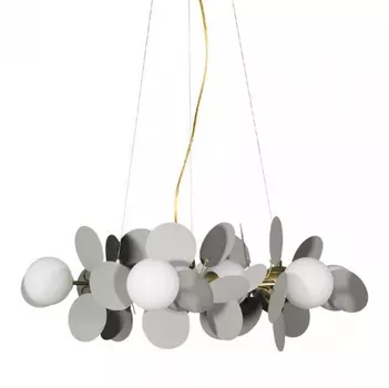 Люстра MATISSE Chandelier circle Gray диаметр 70