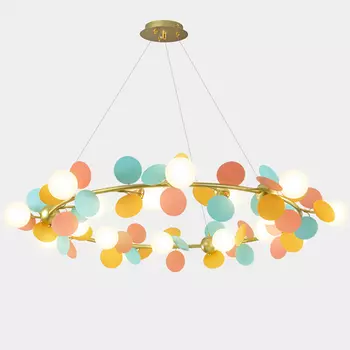 Люстра MATISSE Chandelier circle multicolor