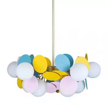 Люстра MATISSE Chandelier multicolor 10 ламп