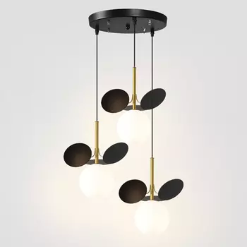 Люстра MATISSE Circle Trio black