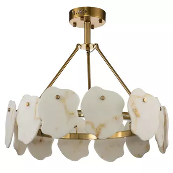 Люстра Мрамор Lucretia Marble Round Chandelier 60 см