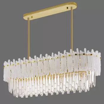 Люстра Murano Glass ICE Chandelier Rectangle