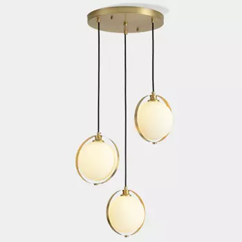 Люстра на кольцевом каркасе POISE 3 Сircle