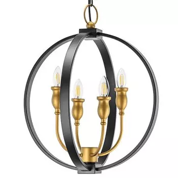 Люстра Olivier Frosted Gold Candles