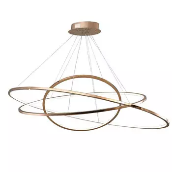 Люстра Plexus Ring Horizontal Trio Gold